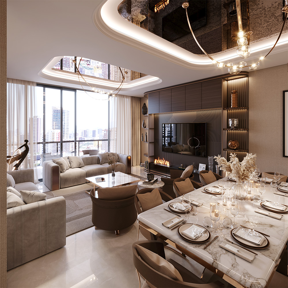 Majestic Residence 4+1 İç Mekân — Kare 3