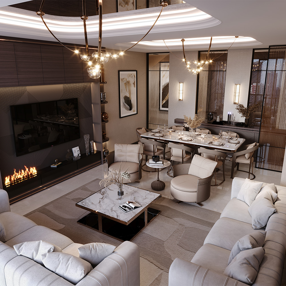 Majestic Residence 4+1 İç Mekân — Kare 4